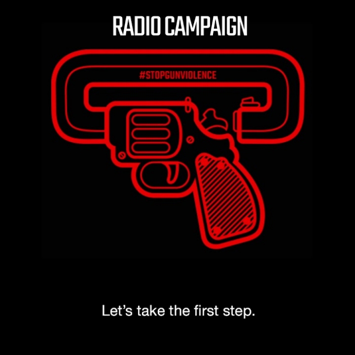 Still from the #StopGunViolence campaign case study film