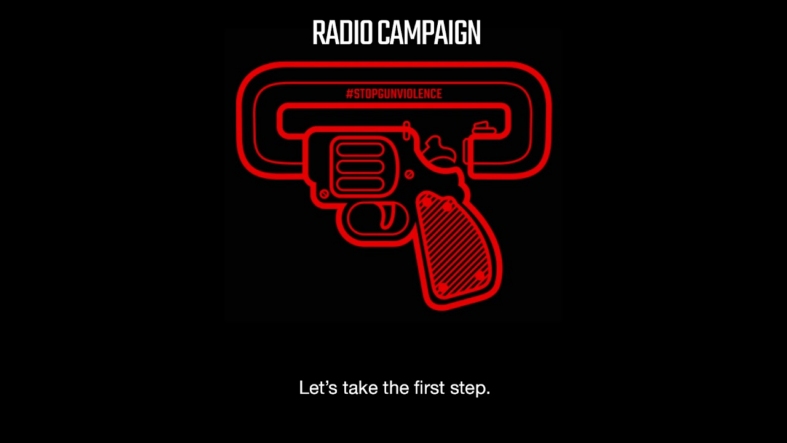 Still from the #StopGunViolence campaign case study film
