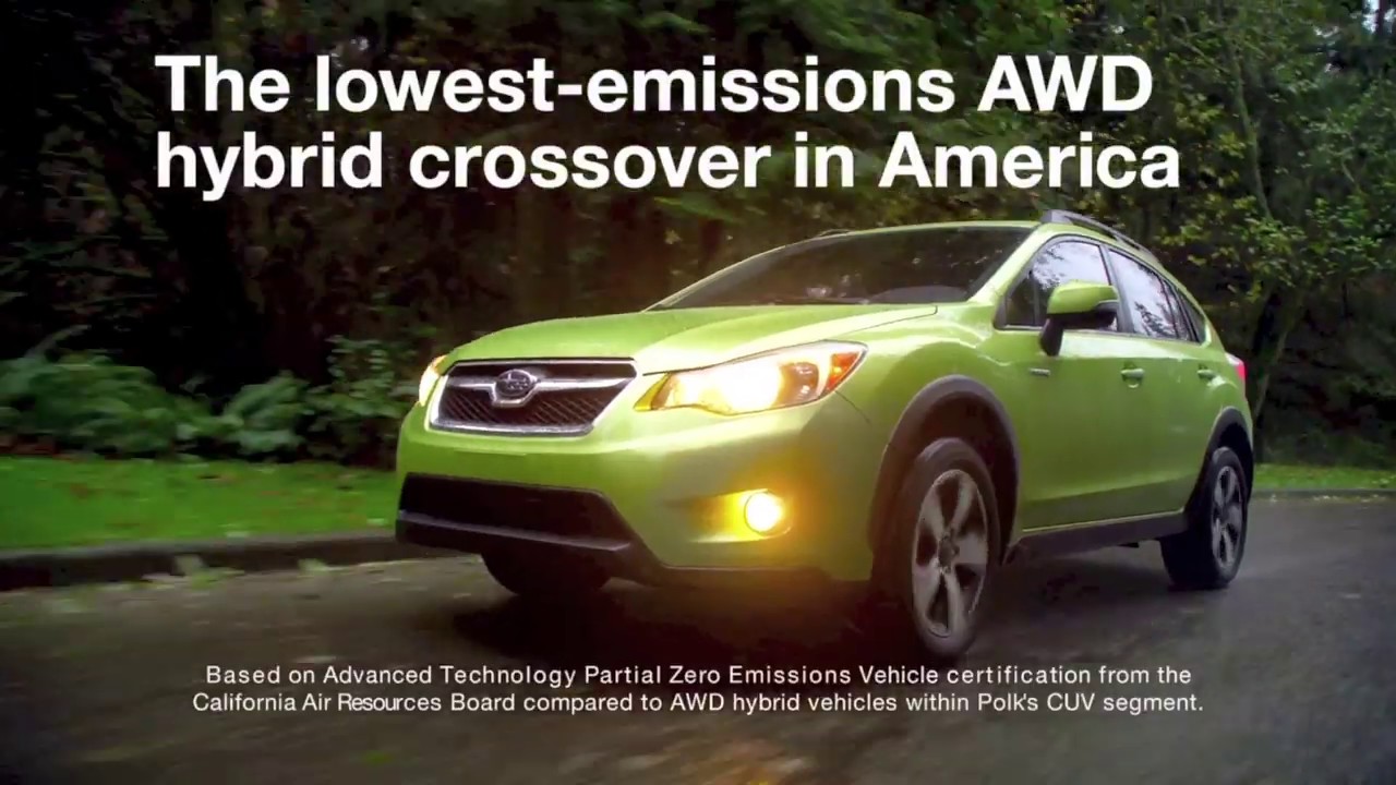Still from the 2014 Subaru Crosstrek Hybrid campaign film